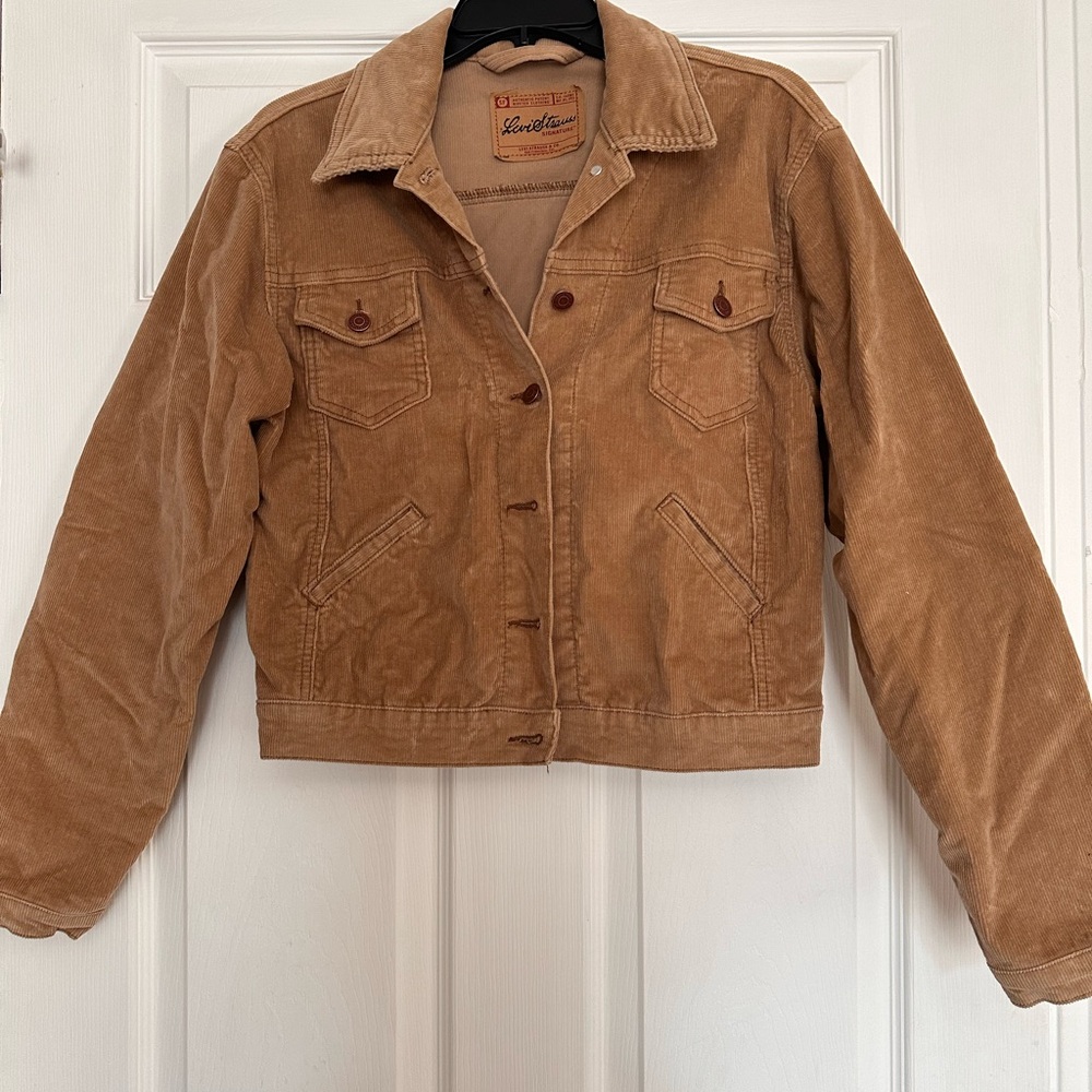 Levi Strauss Signature Tan Corduroy Jacket